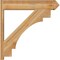 Ekena Millwork Merced Rough Sawn Arts and Crafts Outlooker, Western Red Cedar, 8"W x 38"D x 38"H OUT08X38X38MRC03RWR - alternate 3